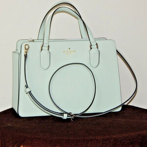 NWT Kate Spade Reese Laurel Way Saffiano Leather Three Section Light Satchel Bag